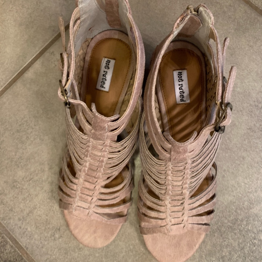 Not Rated sandal heels.